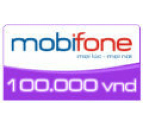 Thẻ cào Mobifone 100K
